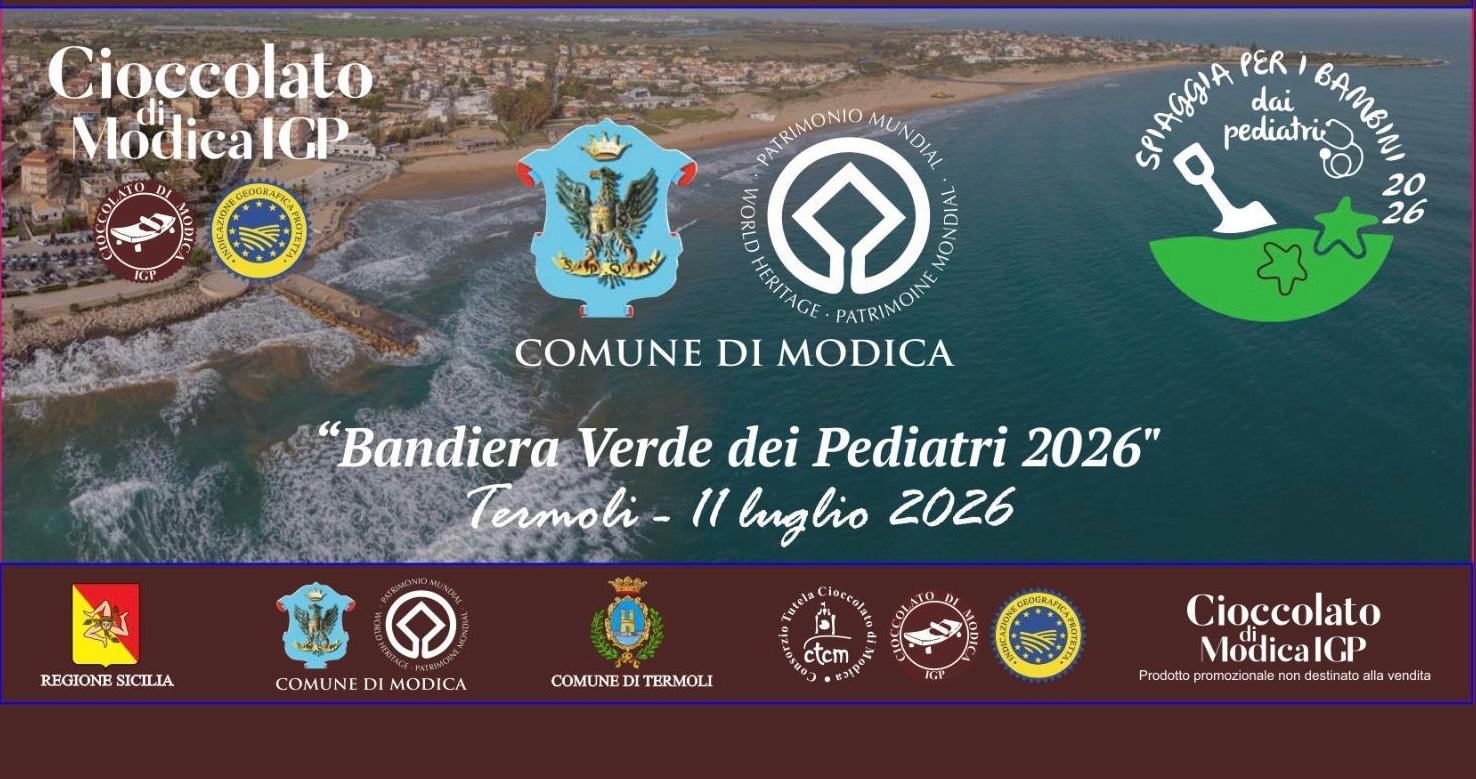 Il Consorzio di Tutela del Cioccolato di Modica IGP celebra il prestigioso riconoscimento della Bandiera Verde dei Pediatri